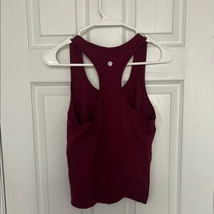 lululemon athletica Women's Burgundy Tank Top size 6